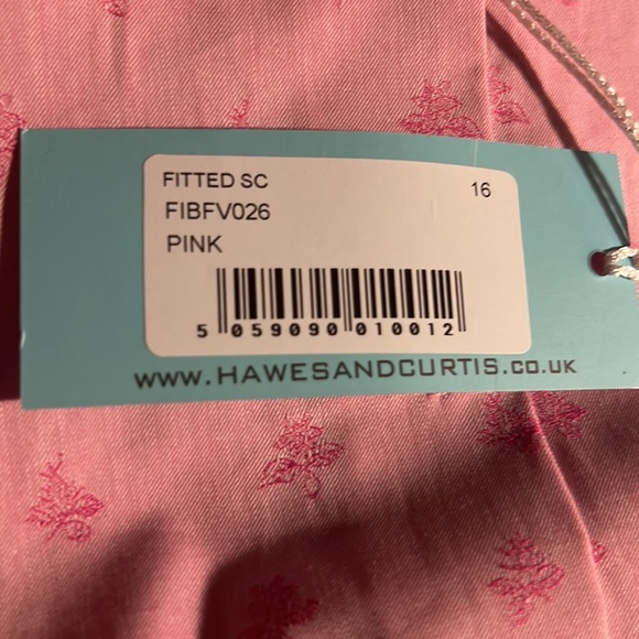 Hawes and Curtis cotton fitted shirt UK size 16 - Picture 6 of 6